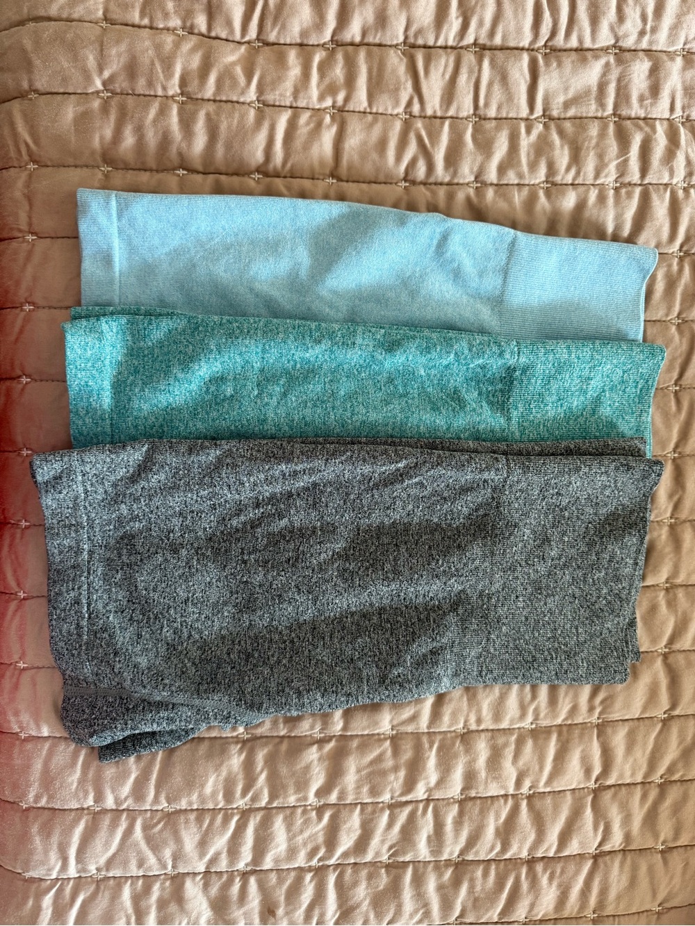 Stretch Active bike shorts - Aqua, Teal & Gray